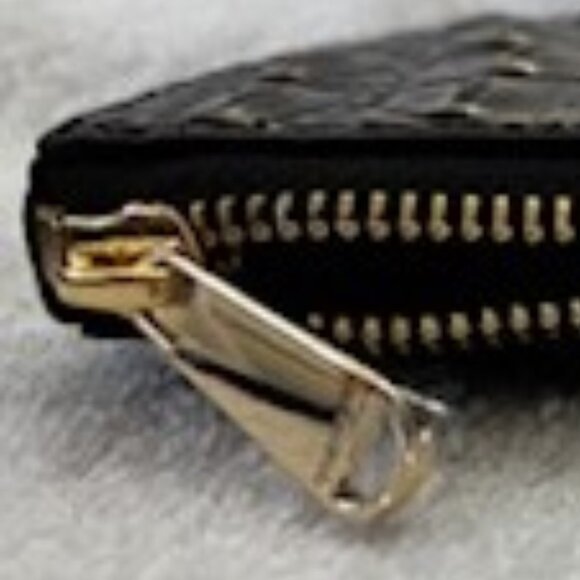 Brahmin "Britt" Onyx Melbourne leather zip close utility/coin purse NWT - Picture 7 of 10